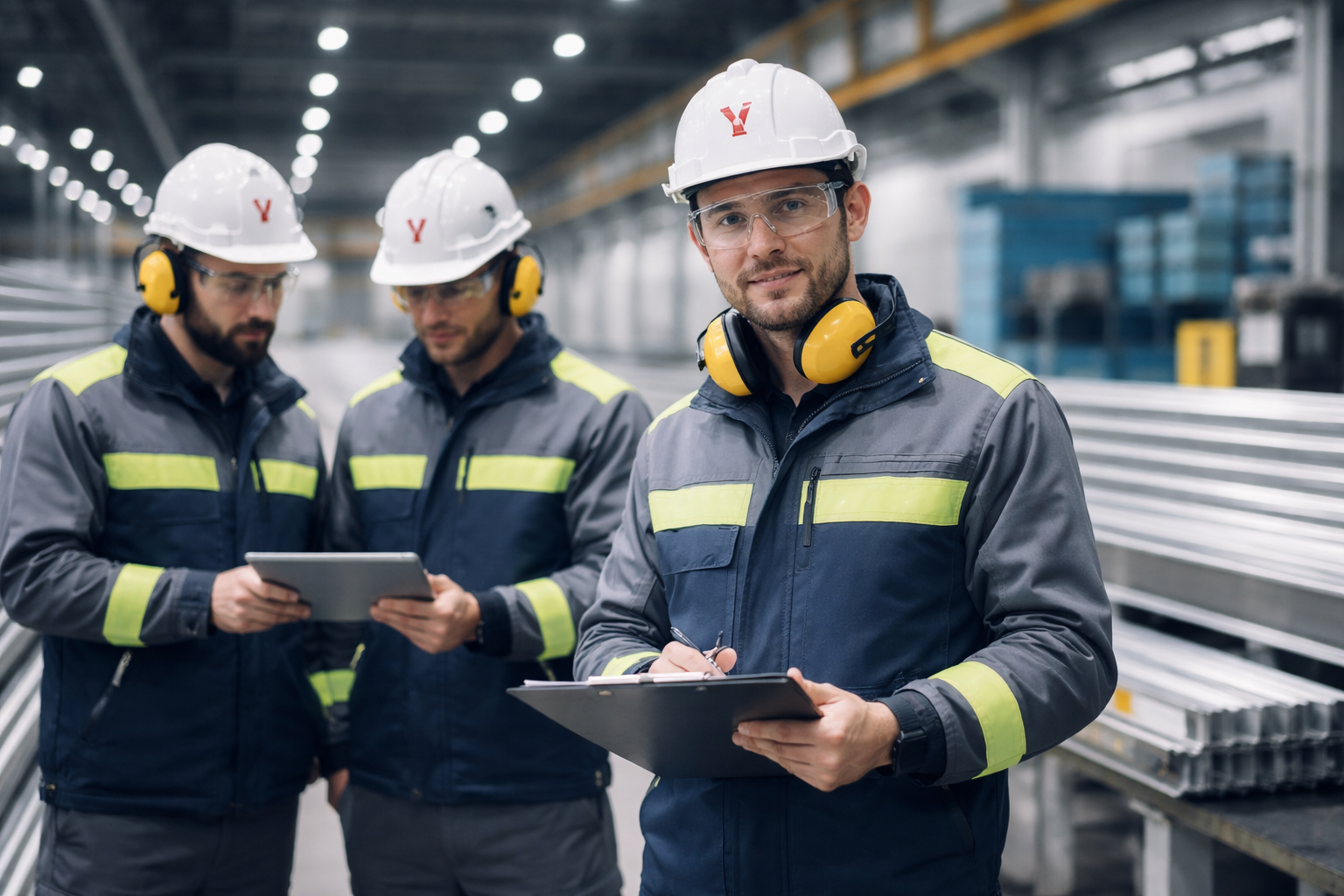 "sıfır iş kazası" ve "sıfır meslek hastalığı" hedefiyle hareket ediyoruz.