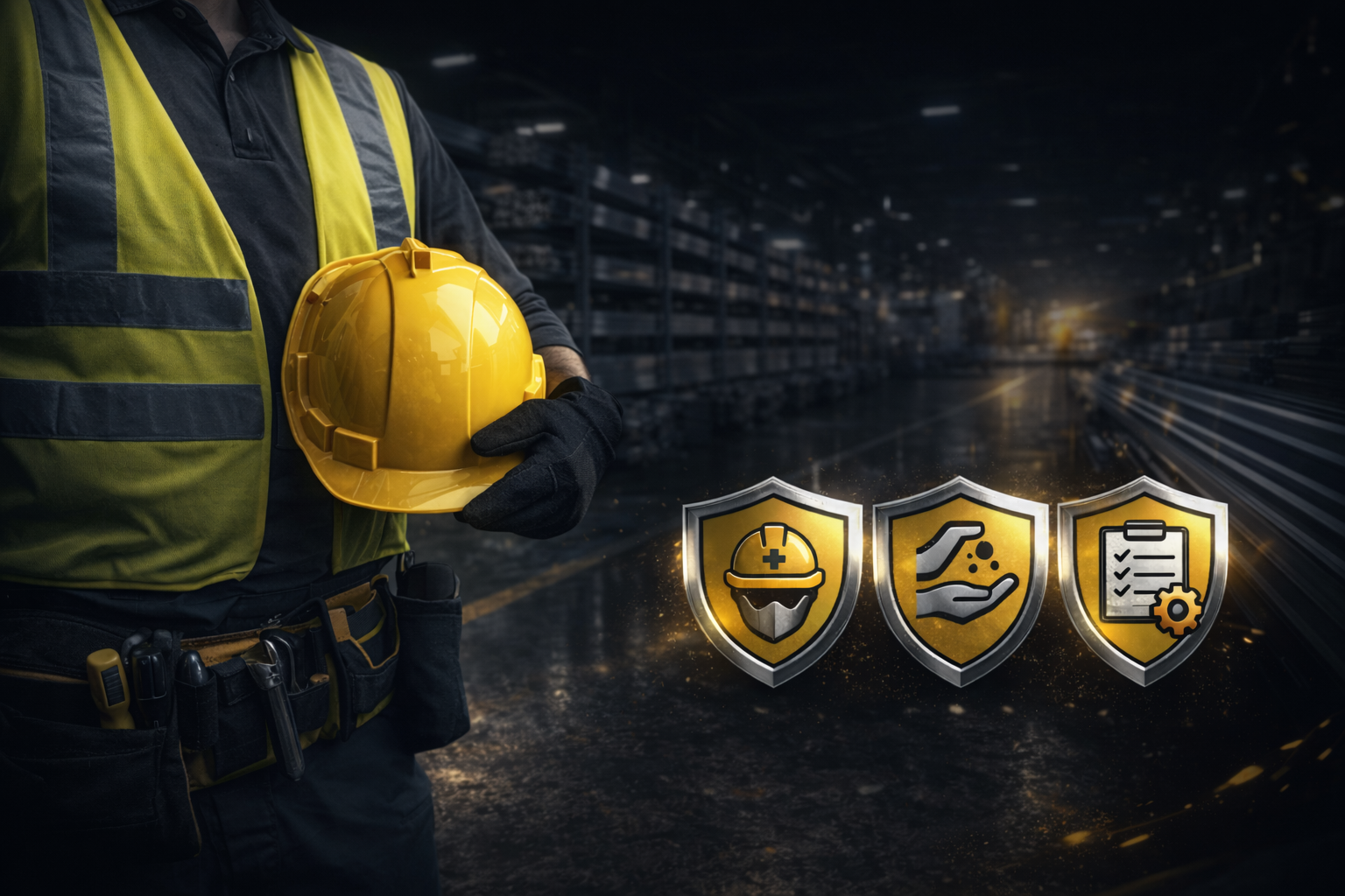 %100 KKD Kullanım Oranı  7/24 Aktif Saha Denetimi  Yıllık +200 Saat İş Güvenliği Eğitimi